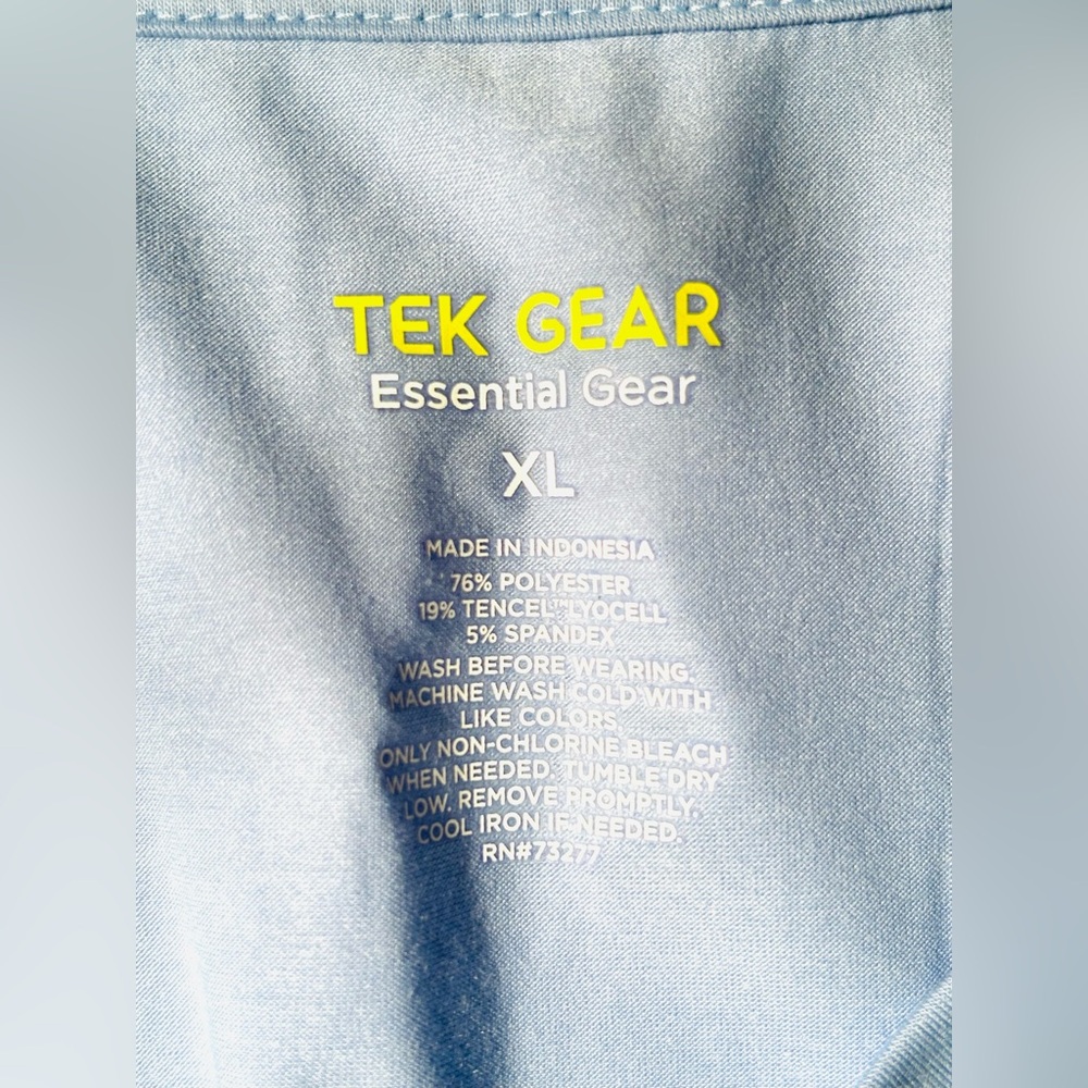 Tek Gear Essential Gear Women's Short Sleeve Oversized Fit Tops in Blue and Teal - Picture 5 of 9